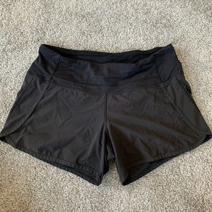 Lululemon speed up shorts black size 2!